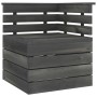 Sofá de palés de jardín 2 plazas madera maciza pino gris oscuro de , Conjuntos de jardín - Ref: Foro24-3063735, Precio: 155,9...