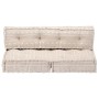 Puf beige de tela de , Cojines para sillas y sofás - Ref: Foro24-249421, Precio: 169,55 €, Descuento: %