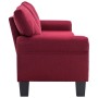 Sofá de 4 plazas de tela color vino tinto de , Sofás - Ref: Foro24-287178, Precio: 456,91 €, Descuento: %