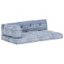 Cojín para sofá de palés tela añil patchwork de , Cojines para sillas y sofás - Ref: Foro24-287726, Precio: 156,21 €, Descuen...