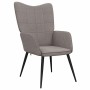 Sillón de relax de tela gris taupe de , Sillones - Ref: Foro24-327950, Precio: 97,83 €, Descuento: %