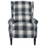 Sillón reclinable de tela azul de , Sillones - Ref: Foro24-329309, Precio: 218,68 €, Descuento: %
