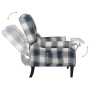 Sillón reclinable de tela azul de , Sillones - Ref: Foro24-329309, Precio: 218,68 €, Descuento: %