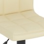 Taburete de cocina de tela color crema de , Taburetes de cocina - Ref: Foro24-334274, Precio: 70,46 €, Descuento: %