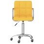Silla de oficina giratoria de tela amarilla mostaza de , Sillas de oficina - Ref: Foro24-334674, Precio: 109,67 €, Descuento: %