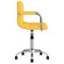 Silla de oficina giratoria de tela amarilla mostaza de , Sillas de oficina - Ref: Foro24-334674, Precio: 109,67 €, Descuento: %