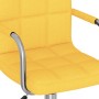 Silla de oficina giratoria de tela amarilla mostaza de , Sillas de oficina - Ref: Foro24-334674, Precio: 109,67 €, Descuento: %