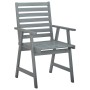 Sillas comedor de jardín 3 uds madera maciza acacia y cojines de , Sillas de jardín - Ref: Foro24-3064454, Precio: 288,73 €, ...