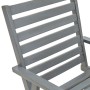 Sillas comedor de jardín 3 uds madera maciza acacia y cojines de , Sillas de jardín - Ref: Foro24-3064454, Precio: 288,73 €, ...