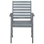 Sillas comedor de jardín 3 uds madera maciza acacia y cojines de , Sillas de jardín - Ref: Foro24-3064435, Precio: 296,00 €, ...