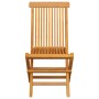 Sillas de jardín 6 uds con cojines negros madera de teca de , Sillas de jardín - Ref: Foro24-3065597, Precio: 404,35 €, Descu...