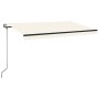 Toldo retráctil automático crema 450x350 cm de , Toldos - Ref: Foro24-3069207, Precio: 523,74 €, Descuento: %