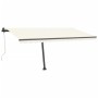 Toldo automático con LED y sensor de viento crema 450x350 cm de , Toldos - Ref: Foro24-3069852, Precio: 761,78 €, Descuento: %