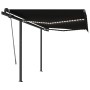 Toldo automático LED y sensor de viento gris antracita 3x2,5 m de , Toldos - Ref: Foro24-3070114, Precio: 571,95 €, Descuento: %