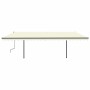 Toldo automático LED sensor de viento crema 6x3,5 m de , Toldos - Ref: Foro24-3070292, Precio: 1,00 €, Descuento: %