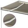 Toldo automático LED sensor de viento crema 6x3,5 m de , Toldos - Ref: Foro24-3070292, Precio: 1,00 €, Descuento: %