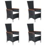 Juego de comedor de jardín 7 piezas negro ratán sintético de , Conjuntos de jardín - Ref: Foro24-3070769, Precio: 1,00 €, Des...