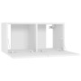 Juego de mueble para TV de 5 piezas madera de ingeniería blanco de , Muebles TV - Ref: Foro24-3074454, Precio: 179,41 €, Desc...
