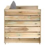 Muebles de jardín 2 piezas con cojines madera impregnada verde de , Conjuntos de jardín - Ref: Foro24-3074532, Precio: 183,00...
