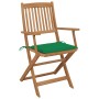 Sillas de jardín plegables 6 uds y cojines madera maciza acacia de , Sillas de jardín - Ref: Foro24-3074945, Precio: 343,48 €...