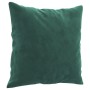 Sofá de 2 plazas con cojines terciopelo verde oscuro 140 cm de , Sofás - Ref: Foro24-3200947, Precio: 291,09 €, Descuento: %