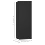 Set de muebles de salón TV 3 pzas madera de ingeniería negro de , Muebles TV - Ref: Foro24-3078778, Precio: 119,52 €, Descuen...