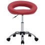 Silla de comedor giratoria de cuero sintético rojo vino tinto de , Sillas de comedor - Ref: Foro24-3085835, Precio: 79,76 €, ...
