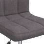 Silla de comedor giratoria tela gris topo de , Sillas de comedor - Ref: Foro24-3087540, Precio: 83,28 €, Descuento: %