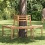Banco de árbol hexagonal medio madera maciza de acacia 160 cm de , Bancos de jardín - Ref: Foro24-44251, Precio: 194,01 €, De...