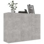 Aparador de madera contrachapada gris hormigón 105x30x75 cm de , Aparadores - Ref: Foro24-800697, Precio: 118,76 €, Descuento: %