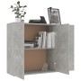 Aparador de madera contrachapada gris hormigón 105x30x75 cm de , Aparadores - Ref: Foro24-800697, Precio: 118,76 €, Descuento: %