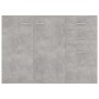 Aparador de madera contrachapada gris hormigón 105x30x75 cm de , Aparadores - Ref: Foro24-800697, Precio: 118,76 €, Descuento: %