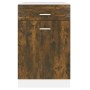 Armario bajo de cocina madera ingeniería roble ahumado de , Armarios de cocina - Ref: Foro24-815573, Precio: 59,05 €, Descuen...
