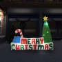 Árbol de Navidad inflable Merry Christmas con LEDs 240x188 cm de , Luces de Navidad - Ref: Foro24-331441, Precio: 67,13 €, De...