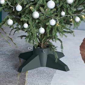 Soporte para árbol de Navidad verde 55,5x55,5x15 cm de , Soportes para árboles de Navidad - Ref: Foro24-331311, Precio: 23,04...