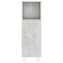 Armario de baño madera contrachapada gris 30x30x95 cm de , Muebles de baño - Ref: Foro24-802619, Precio: 59,40 €, Descuento: %