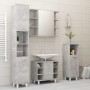 Armario de baño madera contrachapada gris 30x30x95 cm de , Muebles de baño - Ref: Foro24-802619, Precio: 59,40 €, Descuento: %