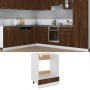 Armario de horno madera ingeniería roble ahumado 60x46x81,5 cm de , Armarios de cocina - Ref: Foro24-825836, Precio: 63,77 €,...