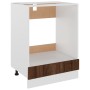 Armario de horno madera ingeniería roble ahumado 60x46x81,5 cm de , Armarios de cocina - Ref: Foro24-825836, Precio: 63,77 €,...