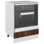 Armario de horno madera ingeniería roble ahumado 60x46x81,5 cm de , Armarios de cocina - Ref: Foro24-825836, Precio: 63,77 €,...