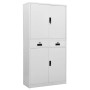 Armario de oficina de acero gris claro 90x40x180 cm de , Taquillas y armarios de almacenamiento - Ref: Foro24-336418, Precio:...