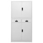 Armario de oficina de acero gris claro 90x40x180 cm de , Taquillas y armarios de almacenamiento - Ref: Foro24-336418, Precio:...