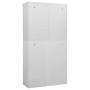 Armario de oficina de acero gris claro 90x40x180 cm de , Taquillas y armarios de almacenamiento - Ref: Foro24-336418, Precio:...