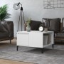 Mesa de centro madera contrachapada blanco 55x55x36,5 cm de , Mesas de centro - Ref: Foro24-821084, Precio: 65,81 €, Descuent...