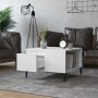 Mesa de centro madera contrachapada blanco 55x55x36,5 cm de , Mesas de centro - Ref: Foro24-821084, Precio: 65,81 €, Descuent...