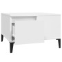 Mesa de centro madera contrachapada blanco 55x55x36,5 cm de , Mesas de centro - Ref: Foro24-821084, Precio: 65,81 €, Descuent...