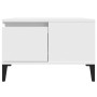 Mesa de centro madera contrachapada blanco 55x55x36,5 cm de , Mesas de centro - Ref: Foro24-821084, Precio: 65,81 €, Descuent...