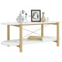 Mesa de centro madera contrachapada blanco 110x48x40 cm de , Mesas de centro - Ref: Foro24-345687, Precio: 71,80 €, Descuento: %