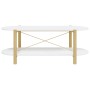 Mesa de centro madera contrachapada blanco 110x48x40 cm de , Mesas de centro - Ref: Foro24-345687, Precio: 71,80 €, Descuento: %