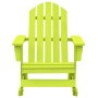 Silla mecedora de jardín Adirondack madera maciza abeto verde de , Sillas de jardín - Ref: Foro24-315886, Precio: 82,84 €, De...